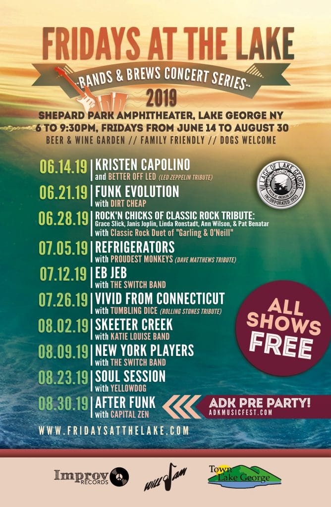 Bands and Brews Concert in Lake Village Schroon Lake / Lake